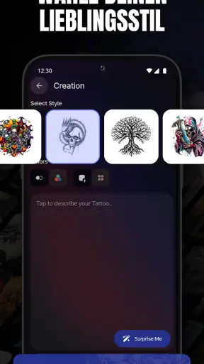 TattooInk: AI Tattoo Designer screenshot
