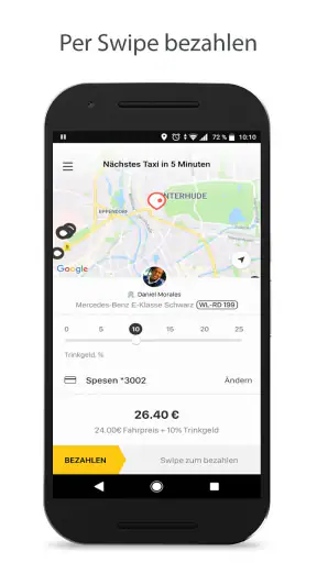Taxi.de screenshot