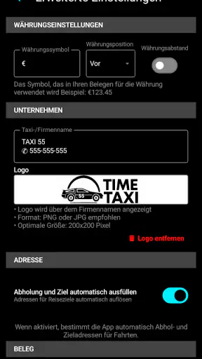 Taximeter. GPS-Taxi-Zähler. screenshot
