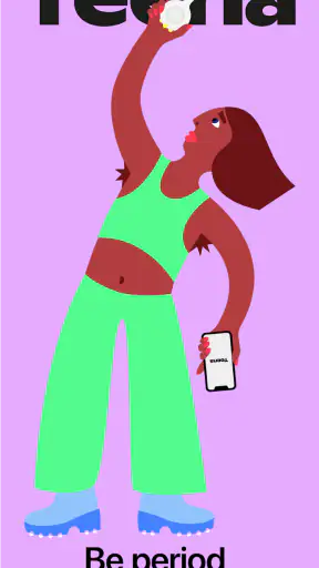 Teena - Perioden-App für Teens screenshot