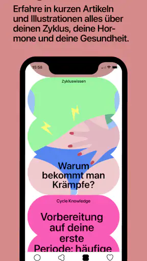 Teena - Perioden-App für Teens screenshot