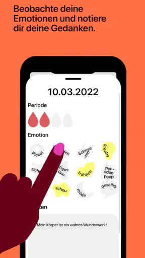 Teena - Perioden-App für Teens screenshot