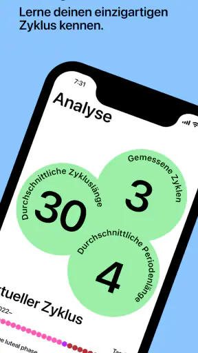 Teena - Perioden-App für Teens screenshot