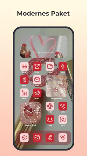 Themes: App Symbole, Widget screenshot
