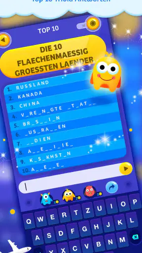 Top 10 Trivia Quiz Quizfragen screenshot