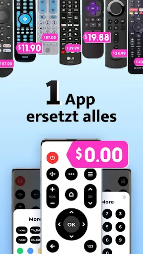 TV-Fernbedienung – alle TVs screenshot