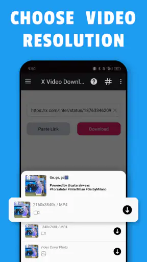 Twitter Video Download screenshot