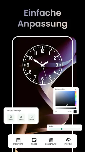 Uhr Live Wallpaper - Stylish screenshot