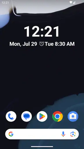 Uhr-Widget screenshot