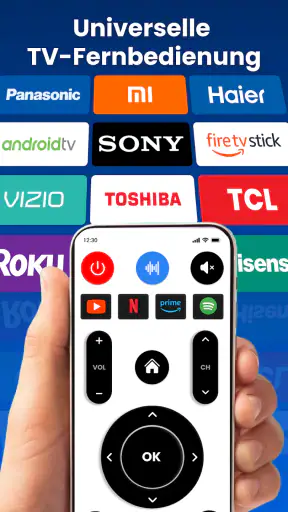 Universelle TV-Fernbedienung screenshot