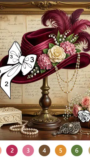 Victorian Coloring Book screenshot