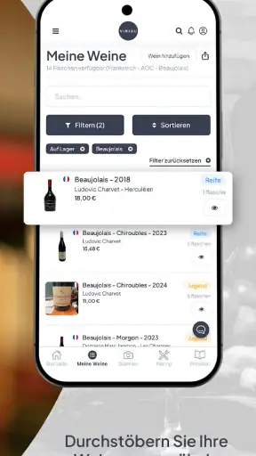 Viniou – Weinkeller-App screenshot