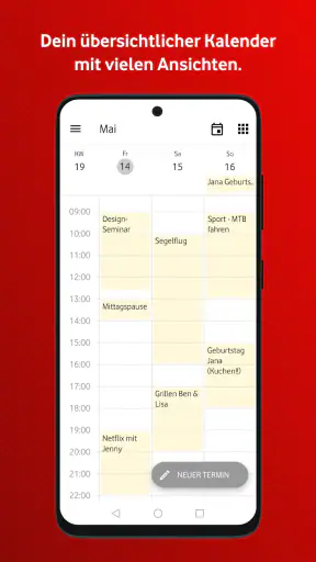 Vodafone E-Mail & Cloud screenshot