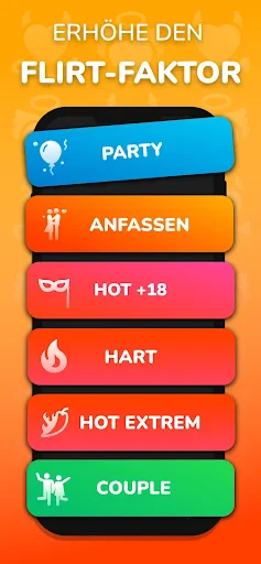 Wahrheit oder Pflicht +18 App screenshot