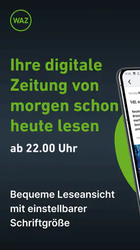 WAZ E-Paper screenshot