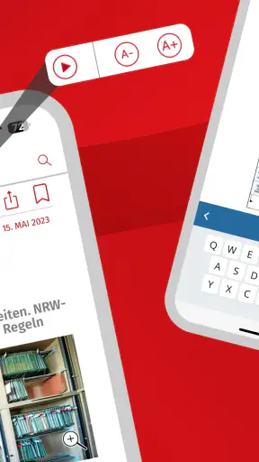WAZ E-Paper screenshot