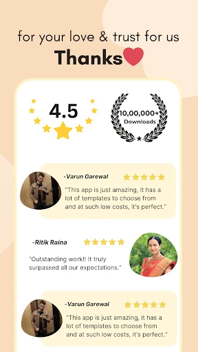 Wedding Invitation Card Maker screenshot