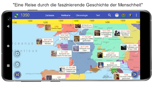 Weltgeschichte Atlas screenshot