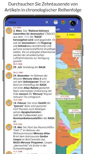 Weltgeschichte Atlas screenshot