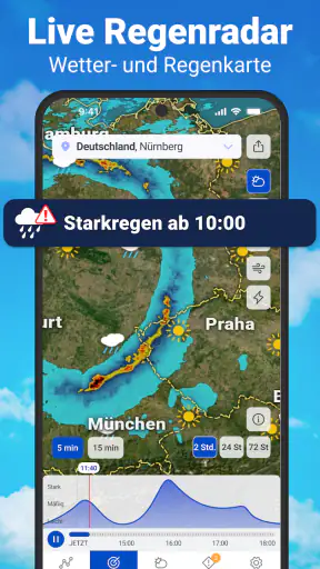 Wetter 14 Tage mit RegenRadar screenshot