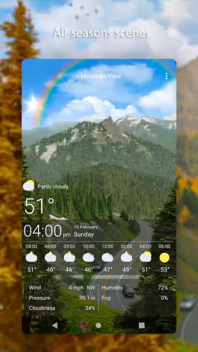 Wetter Live Wallpaper screenshot