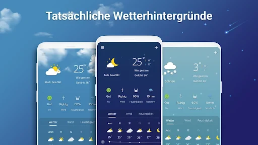 Wetteransicht screenshot
