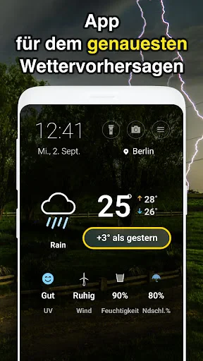 Wetteransicht screenshot
