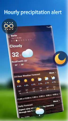Wettervorhersage - Widget screenshot