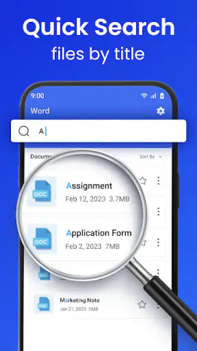 Word Office: docx öffnen screenshot
