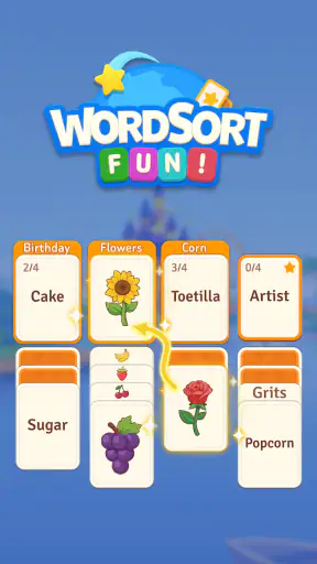 Word Sort Fun! - Wörter Klasse screenshot
