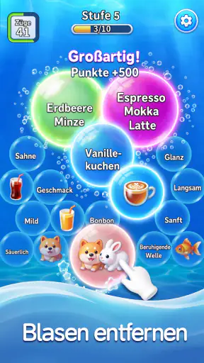 Wörterblasen: Bubble Word Jam screenshot