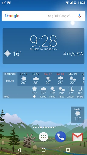 YoWindow Wetter - Unbegrenzt screenshot