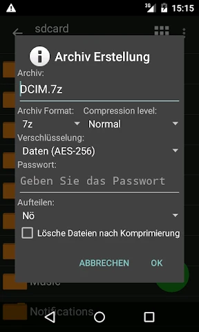 ZArchiver screenshot