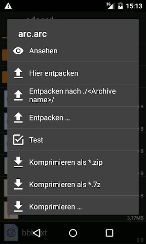 ZArchiver screenshot