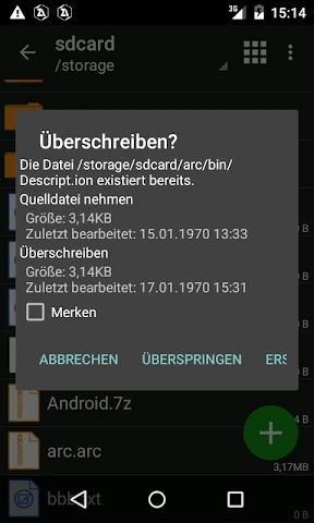 ZArchiver screenshot