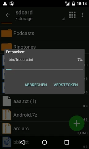 ZArchiver screenshot