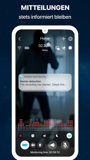 ZoomOn Überwachungskamera screenshot