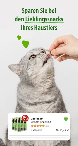 zooplus - Tierbedarf Online screenshot