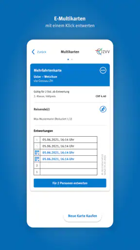 ZVV screenshot