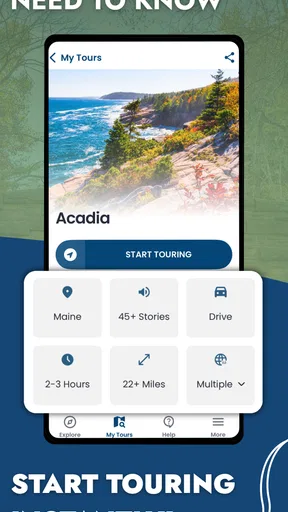 Acadia National Park GPS Tour screenshot