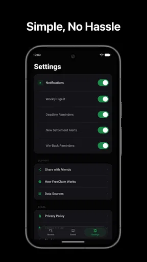 FreeClaim: Class Action Money screenshot