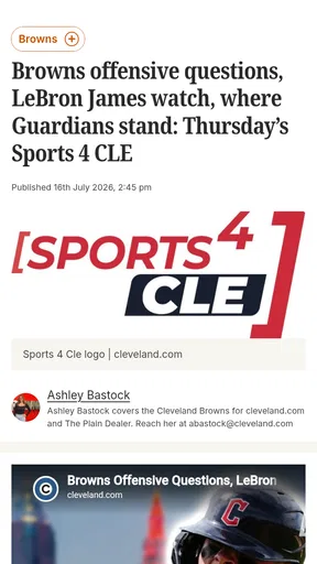 cleveland.com: Browns News screenshot