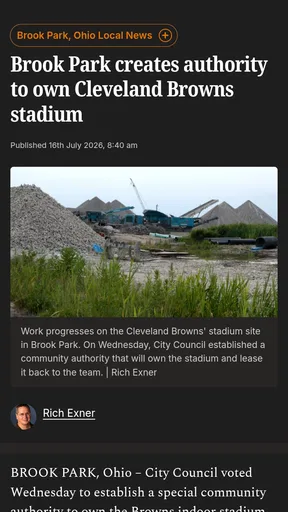 cleveland.com: Browns News screenshot