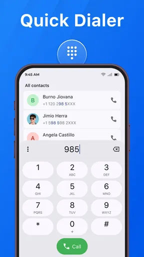 Contacts: Call Log & Dialer screenshot