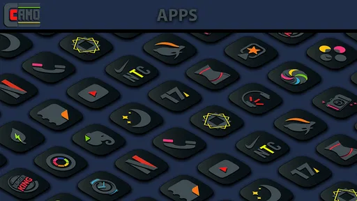 Camo Dark Icon Pack screenshot