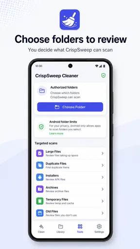 CrispSweep Cleaner screenshot