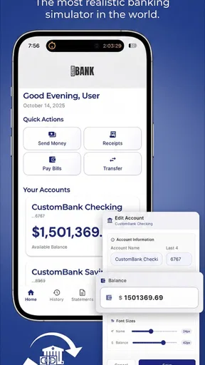 CustomBank screenshot