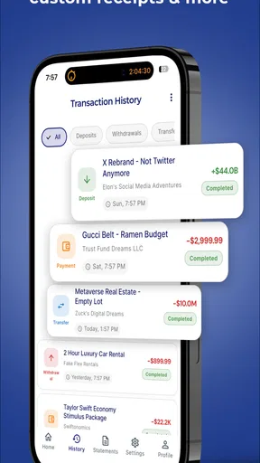 CustomBank screenshot