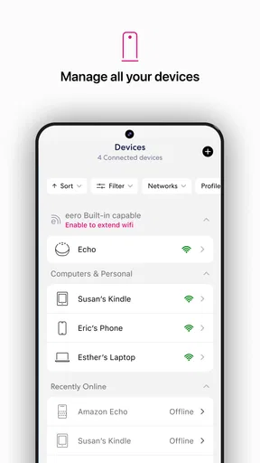T-Mobile Fiber: eero screenshot