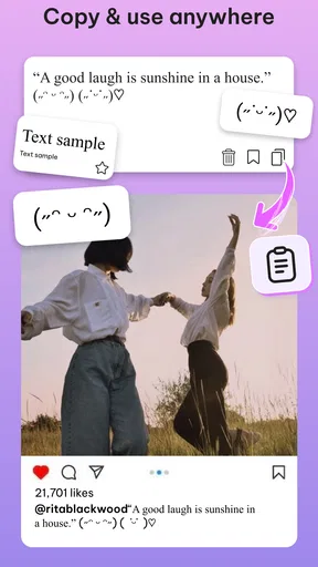 Fonts & Stylish Text Bio screenshot